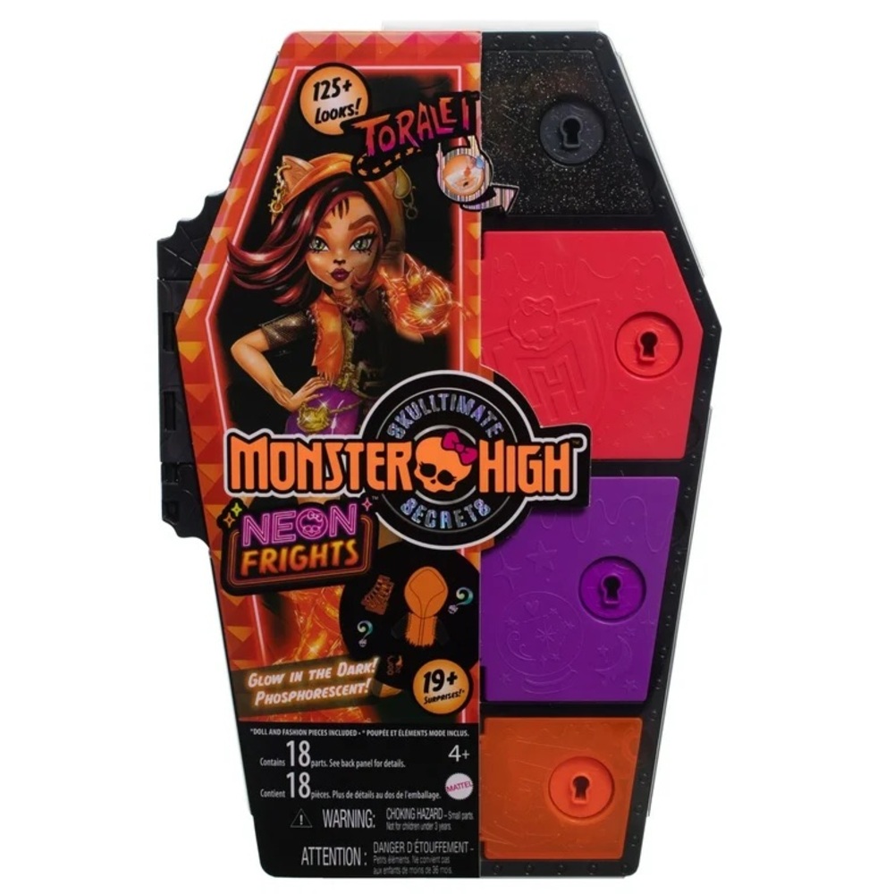 NIB - Monster High - Skulltimate Secrets ‘Toralei Stripe’ w/ Dress-Up Locker - Picture 9 of 13